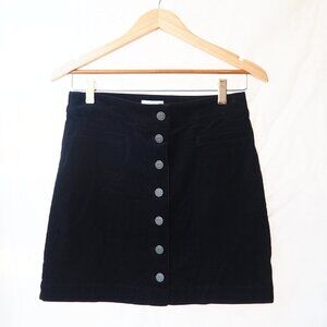 Wilfred Free Corduroy Button Front Skirt